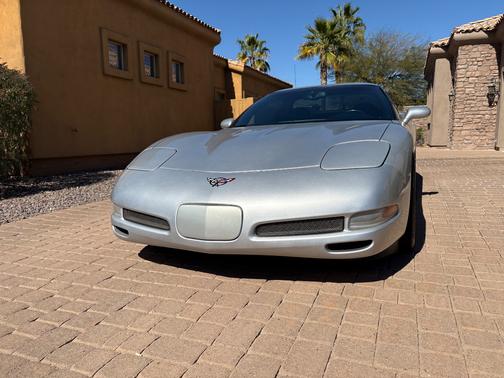 Silver 2001 Chevrolet Corvette Z06