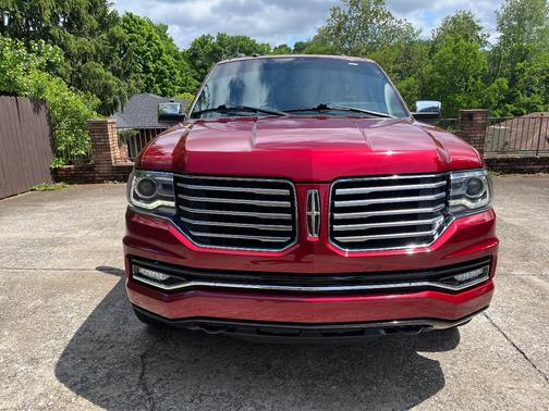 Red 2017 Lincoln Navigator Reserve