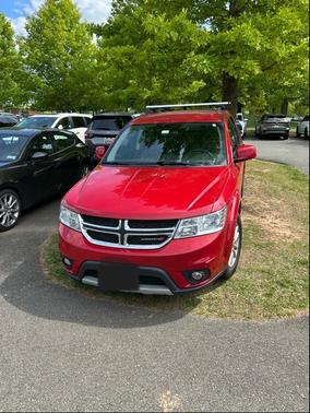 Red 2017 Dodge Journey SXT
