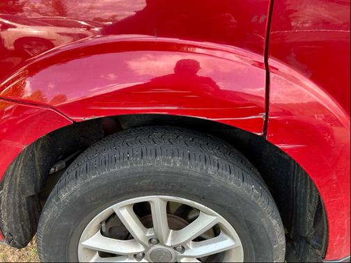 Red 2017 Dodge Journey SXT