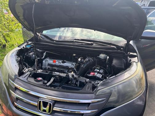 Gray 2014 Honda CR-V EX