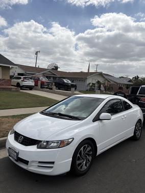 White 2011 Honda Civic LX