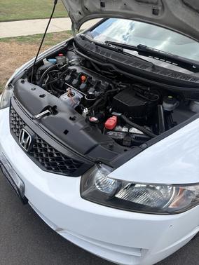 White 2011 Honda Civic LX