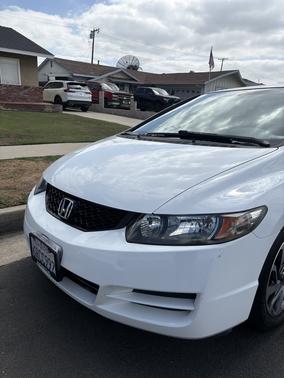 White 2011 Honda Civic LX