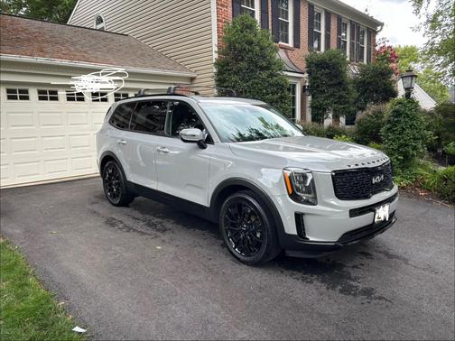 Gray 2022 Kia Telluride EX