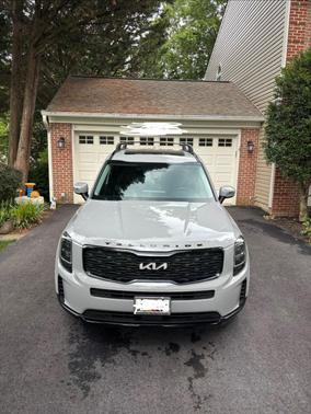 Gray 2022 Kia Telluride EX