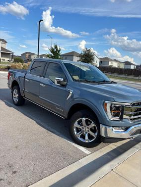 Blue 2023 Ford F-150 Lariat