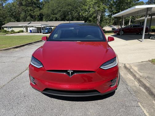 Red 2020 Tesla Model X Performance