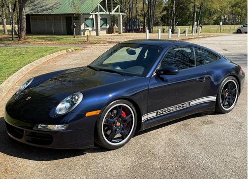 Blue 2008 Porsche 911 911 Carrera 4S