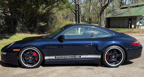 Blue 2008 Porsche 911 911 Carrera 4S