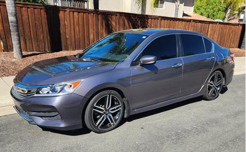 Gray 2017 Honda Accord Sport