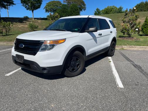 White 2014 Ford Utility Police Interceptor Base