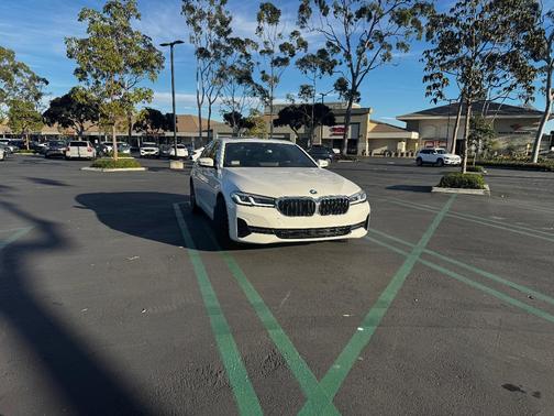 White 2022 BMW 530e Base