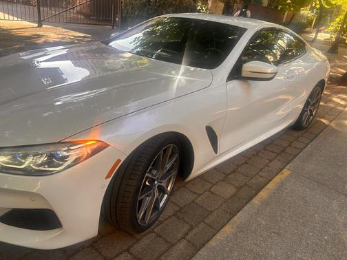 White 2019 BMW M850 i xDrive