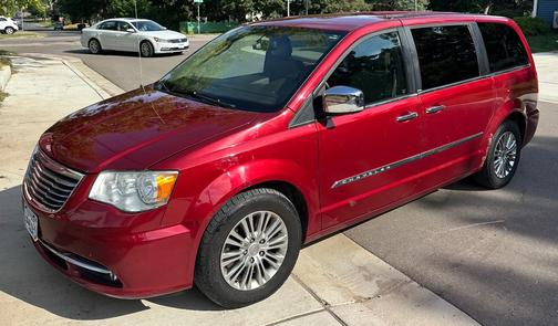 Red 2013 Chrysler Town & Country Touring-L