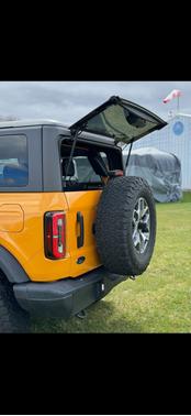 Orange 2021 Ford Bronco Badlands