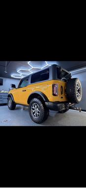 Orange 2021 Ford Bronco Badlands