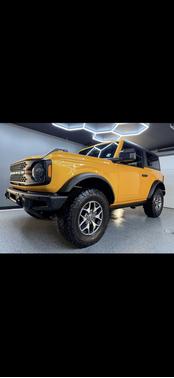 Orange 2021 Ford Bronco Badlands