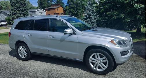 Silver 2013 Mercedes-Benz GL-Class GL 450 4MATIC