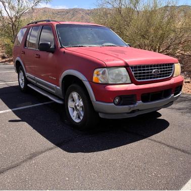 Red 2004 Ford Explorer XLT Sport
