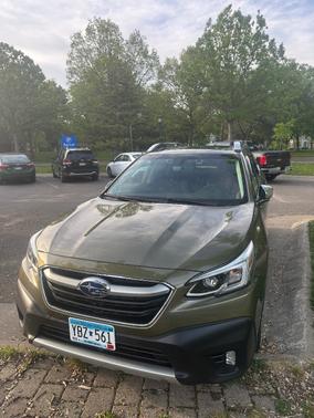 Green 2020 Subaru Outback Touring