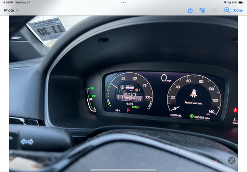 Black 2025 Honda Civic Hybrid Sport Touring