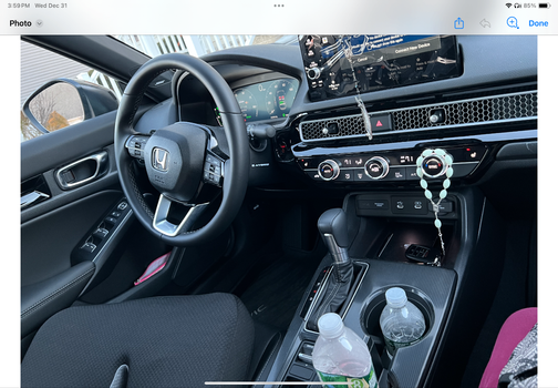 Black 2025 Honda Civic Hybrid Sport Touring