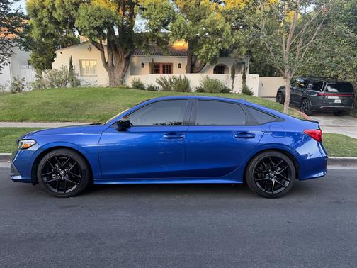 Blue 2022 Honda Civic Sport