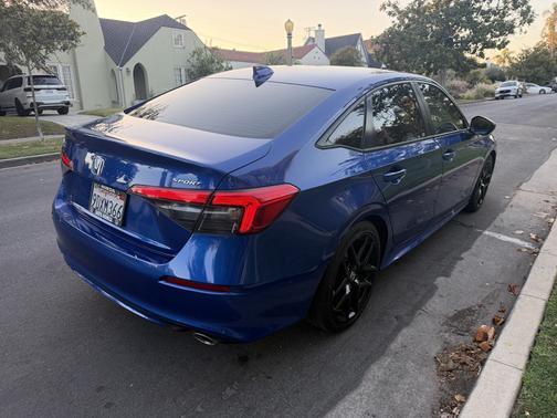 Blue 2022 Honda Civic Sport