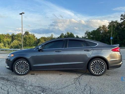 Gray 2018 Ford Fusion Titanium