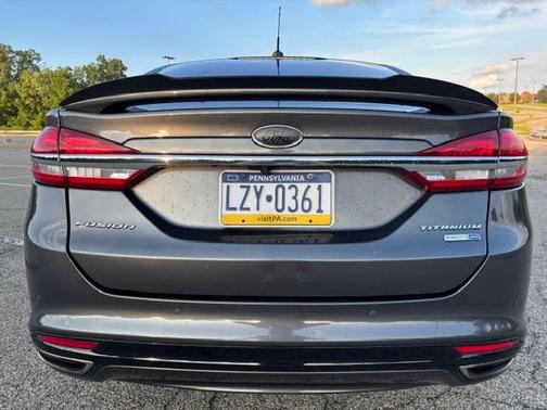 Gray 2018 Ford Fusion Titanium