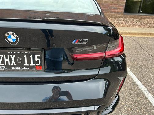 Black 2025 BMW M3 Competition xDrive