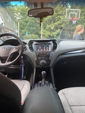 Silver 2017 Hyundai Santa Fe Sport 2.4L