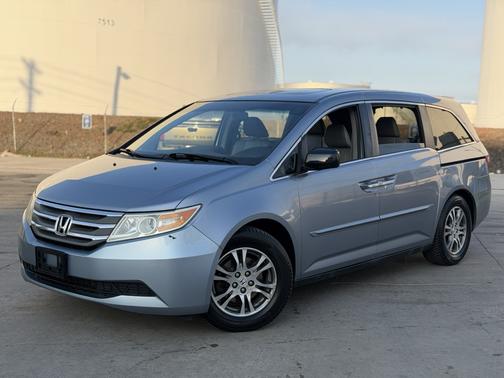 Blue 2012 Honda Odyssey EX-L