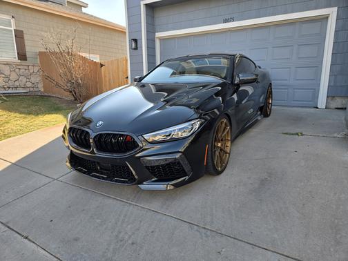 Black 2020 BMW M8 Competition