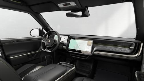 Black 2025 Rivian R1S Adventure Performance Dual-Motor Max Pack