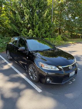 Black 2012 Lexus CT 200h Premium