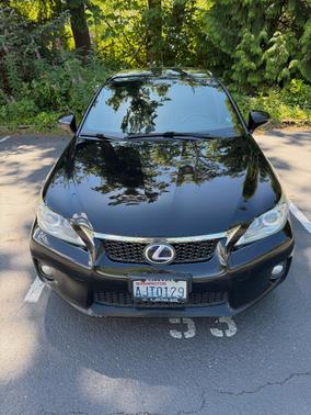 Black 2012 Lexus CT 200h Premium