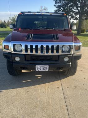 Red 2004 Hummer H2 Base