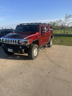 Red 2004 Hummer H2 Base