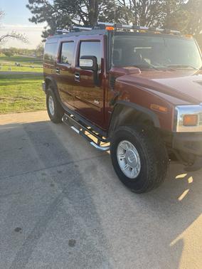 Red 2004 Hummer H2 Base