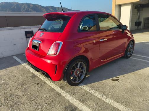Red 2015 FIAT 500 Abarth
