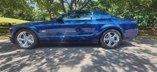 Blue 2008 Ford Mustang GT