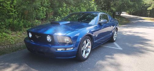 Blue 2008 Ford Mustang GT