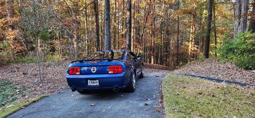 Blue 2008 Ford Mustang GT
