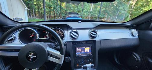 Blue 2008 Ford Mustang GT