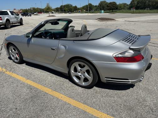 Silver 2004 Porsche 911 911 Turbo Cabriolet
