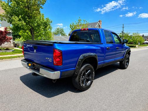 Blue 2007 Dodge Ram 1500 SLT Quad Cab