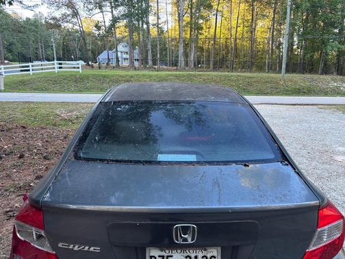 Gray 2012 Honda Civic LX