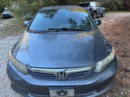 Gray 2012 Honda Civic LX